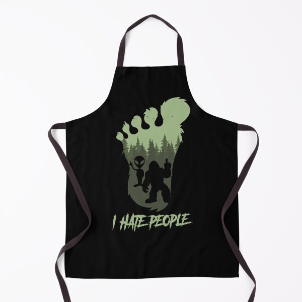 Item preview, I Hate People Bigfoot Sasquatch Alien Lovers Men Women Funny designed and sold by Spyshirt.