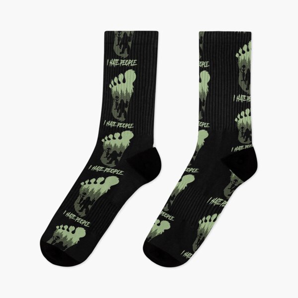 Item preview, I Hate People Bigfoot Sasquatch Alien Lovers Men Women Funny designed and sold by Spyshirt.