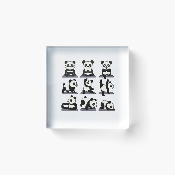 Item preview, Panda Yoga designed and sold by dudelinart.