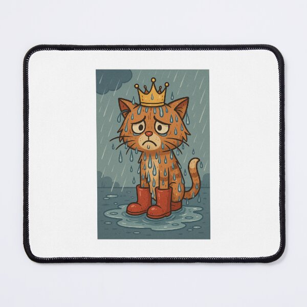 Item preview, Sad cat in the rain designed and sold by rintintinnnz.