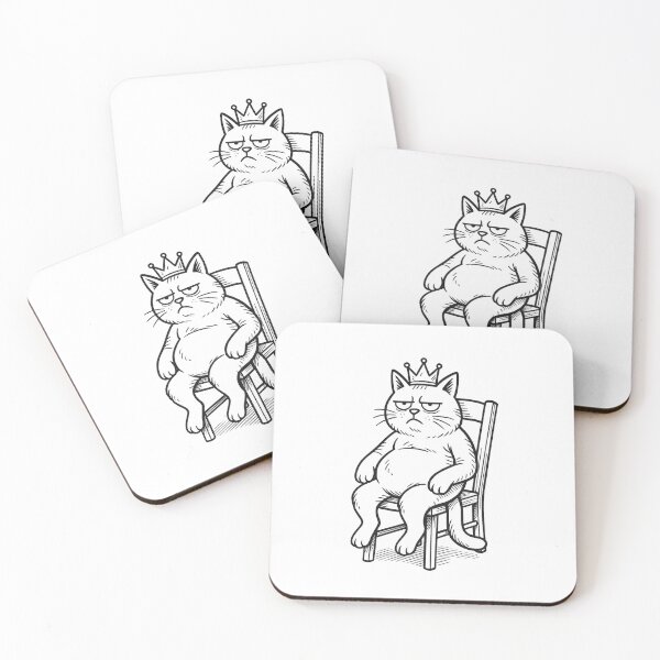 Item preview, Cat wearing crown designed and sold by rintintinnnz.