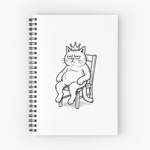 Item preview, Cat wearing crown designed and sold by rintintinnnz.