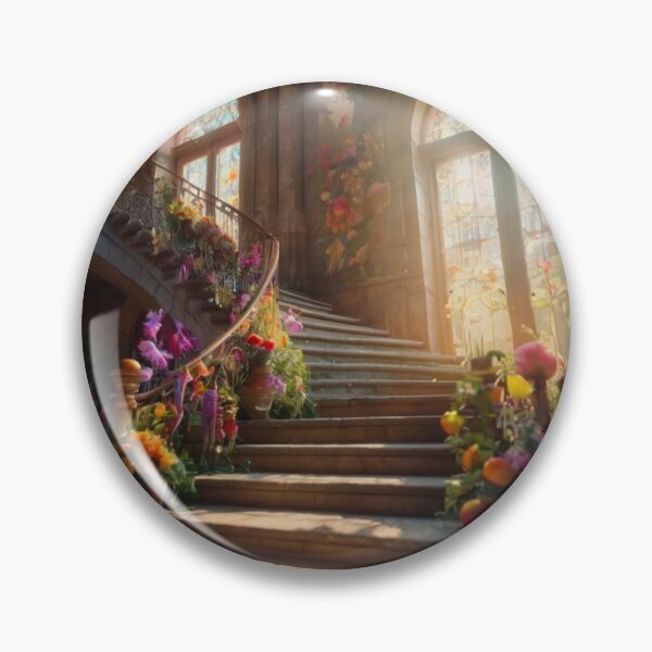 Item preview, The Blossom Path of the Enchanted Stair designed and sold by BlareBlare.