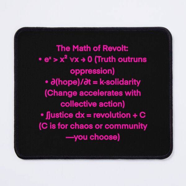 Item preview, Hot Pink Equation: eˣ > x² - For Loud Calculations designed and sold by aadventures.