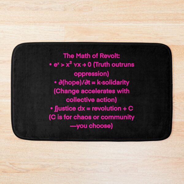 Item preview, Hot Pink Equation: eˣ > x² - For Loud Calculations designed and sold by aadventures.