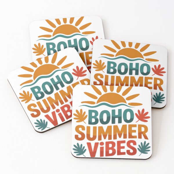 Item preview, Boho Summer Vibes – Retro Bohemian Beach Typography designed and sold by EpicMediaShop.