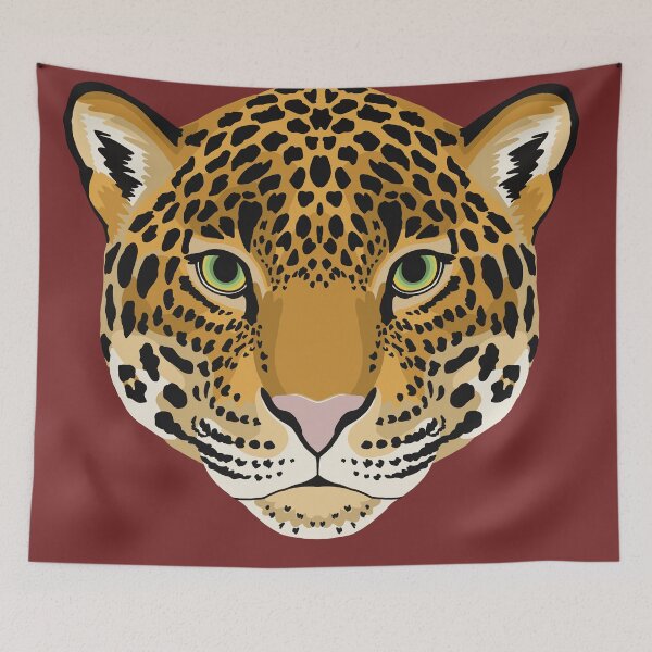 Item preview, Intense Jaguar Eyes Powerful Big Cat Illustration designed and sold by tayaan.