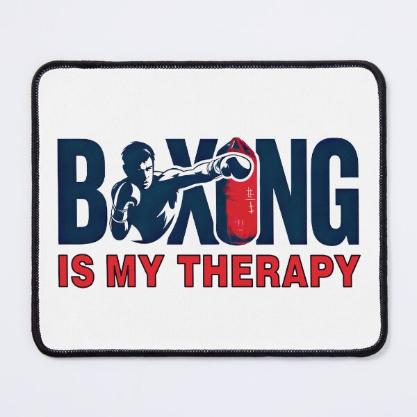 Item preview, Boxing is my therapy designed and sold by BuxomBabe21.