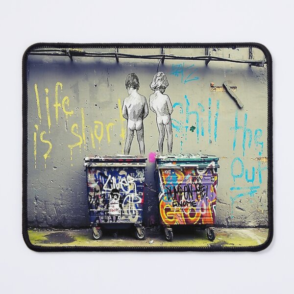 Item preview, Banksy - Life is Short Chill the Duck designed and sold by lisameijar.