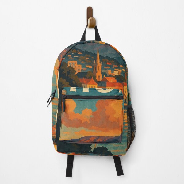 Item preview, Hobart Waterfront and Mount Wellington at Sunset, Tasmania designed and sold by Places On Earth.