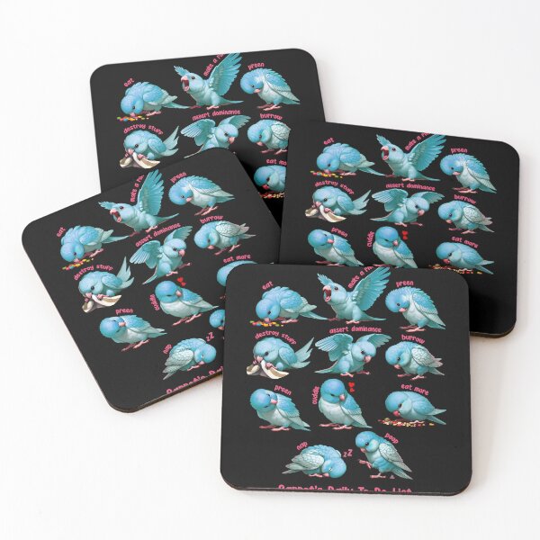 Item preview, Blue Parrotlet Daily To-Do List Parrot Lover Birding designed and sold by Kimberley King Art  King Art.
