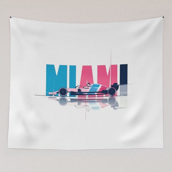 Item preview, Miami Formula 1 - Starting Line designed and sold by Pit Stop Prints.