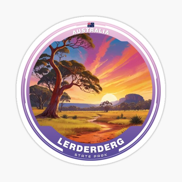 Vista previa del artículo con la obra «Parque estatal LERDERDERG, Australia», diseñado y vendido por Thistle-TShop.