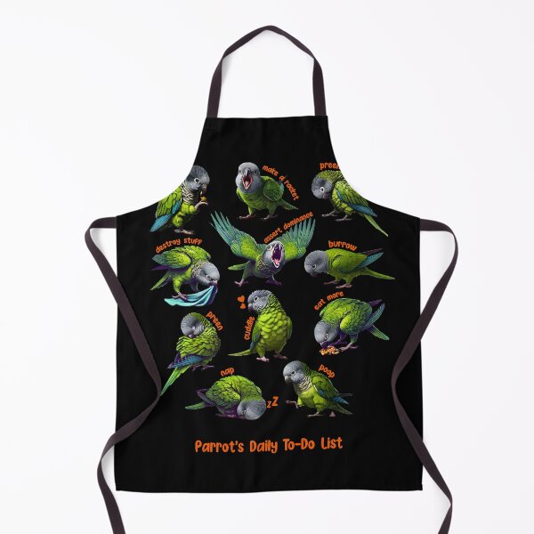 Item preview, Dusky Conure Daily To-Do List Parrot Lover Birding designed and sold by Kimberley King Art King Art.