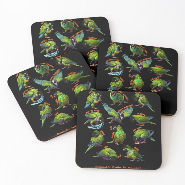 Item preview, Nanday Conure Daily To-Do List Parrot Lover Birding designed and sold by Kimberley King Art  King Art.