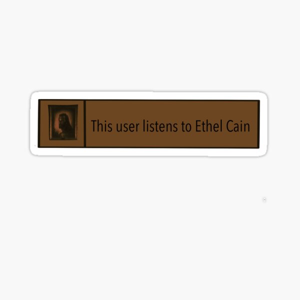 Item preview, This user listens to Ethel Cain designed and sold by Hannahrose96.