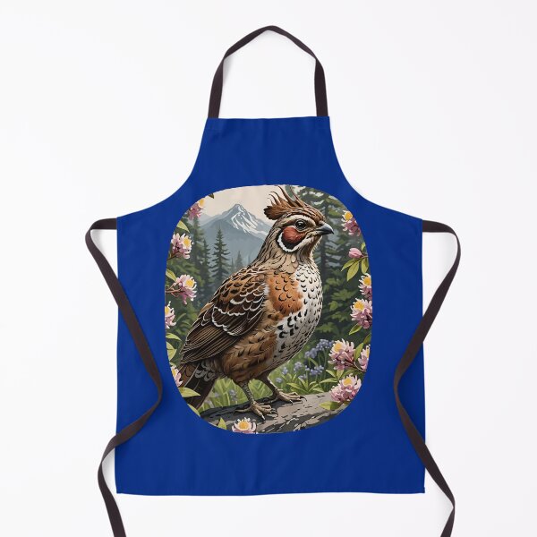 Item preview, Ruffed Grouse And Mountain Laurel Flowers designed and sold by taiche.
