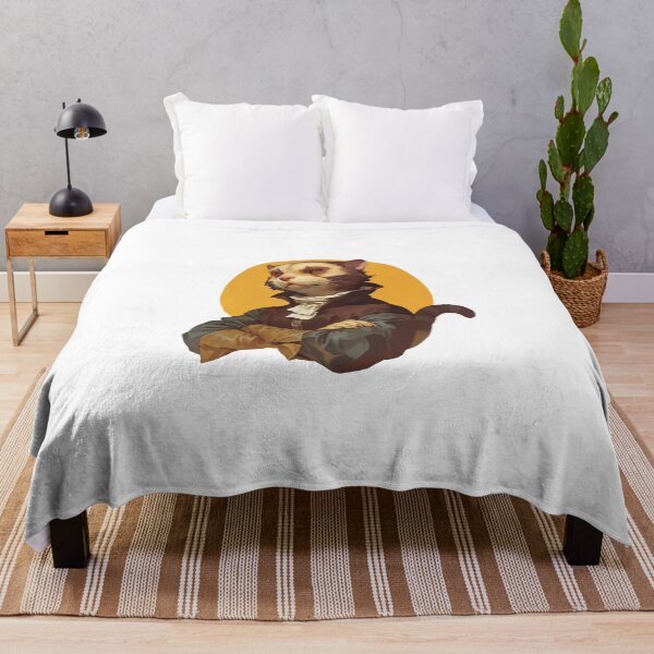 Item preview, Elegant Polecat Portrait designed and sold by SMARTKIT  DESIGNAGENCY.