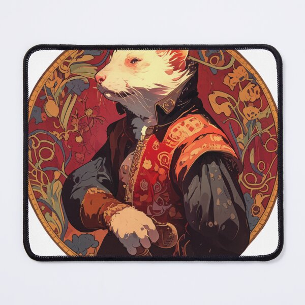 Item preview, Elegant Polecat Portrait designed and sold by SMARTKIT DESIGNAGENCY.