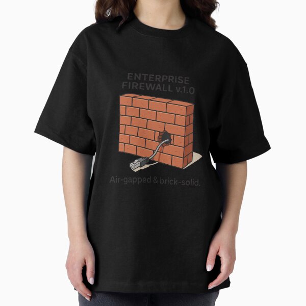 Item preview, This Is Fine. The Firewall’s On. designed and sold by Geek in Nerd.