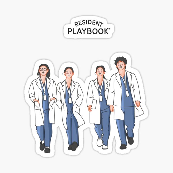 Artikel-Vorschau von Resident Playbook Kdrama, designt und verkauft von cepluk.