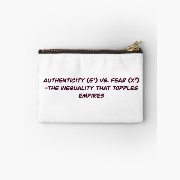 Item preview, Authenticity (eˣ) vs. Fear (x²) Print | The Inequality That Topples Empires designed and sold by aadventures.