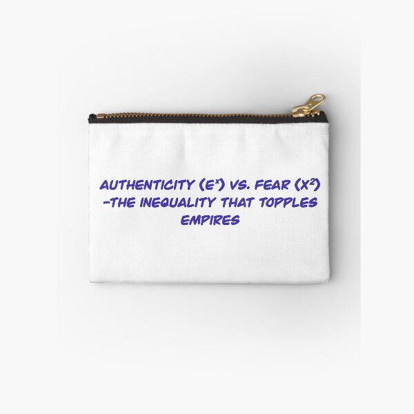 Item preview, Authenticity (eˣ) vs. Fear (x²) Print | The Inequality That Topples Empires designed and sold by aadventures.