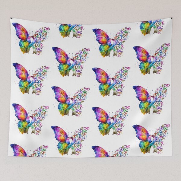 Item preview, Anticancer butterfly ribbon designed and sold by Marcu Ioachim.