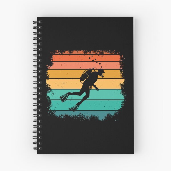 Item preview, Retro Scuba Diving Art designed and sold by Back2Collage.