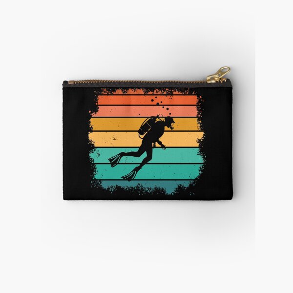 Item preview, Retro Scuba Diving Art designed and sold by Back2Collage.