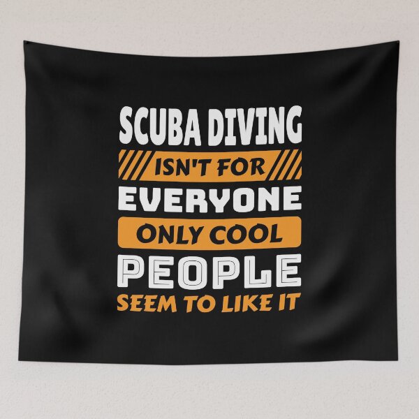Item preview, Cool Retro Scuba Diving Art designed and sold by Back2Collage.
