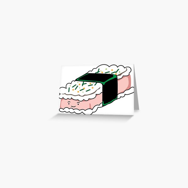 Item preview, A Happy Spam Musubi designed and sold by nadoaraga.