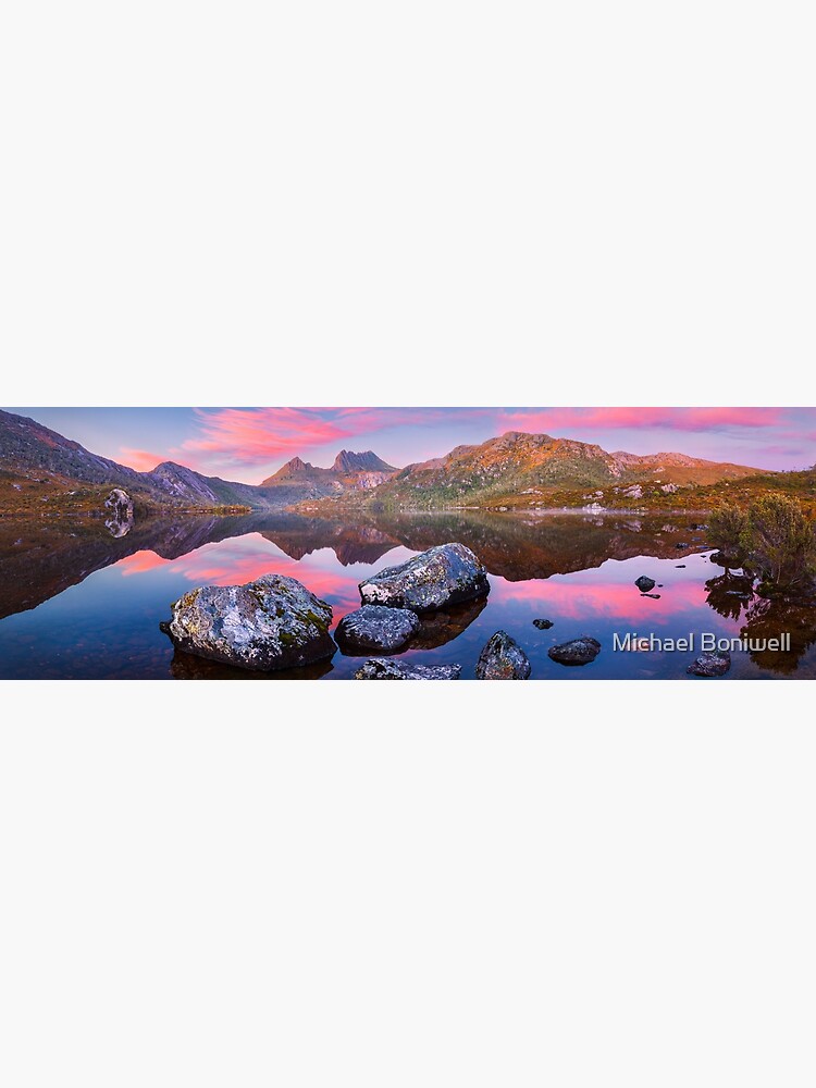 Thumbnail 2 of 2, Postcard, Dove Lake Dawn, Cradle Mountain, Tasmania, Australia designed and sold by Chockstone.