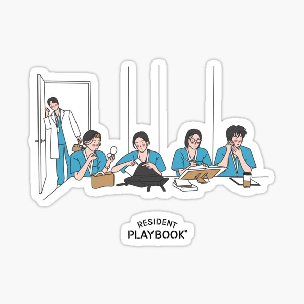 Artikel-Vorschau von Resident Playbook Kdrama, designt und verkauft von cepluk.