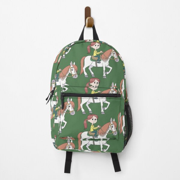 Item preview, girl with a tail in her hair is riding a pony horse2 designed and sold by duxpavlic.