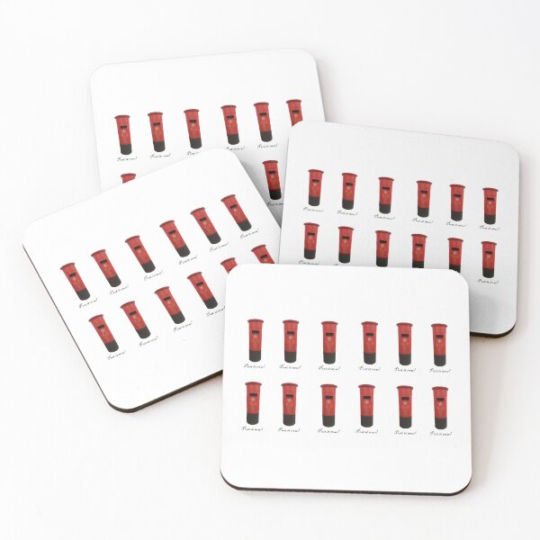 Item preview, British red post box designed and sold by aasiriartstudio.