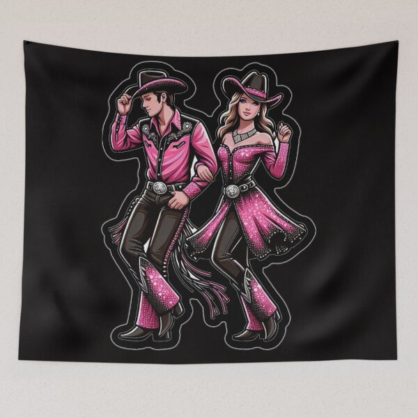 Artikelvorschau, Line Dance Cowgirl und Cowboy entworfen und verkauft von Andyt.