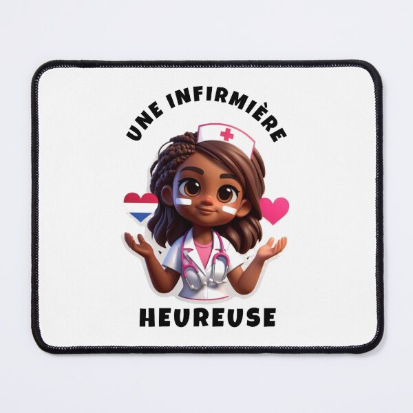 Item preview, A happy nurse in her uniform designed and sold by FoxinhoSoumaila.