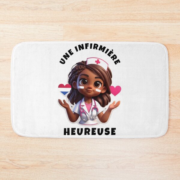 Item preview, A happy nurse in her uniform designed and sold by FoxinhoSoumaila.