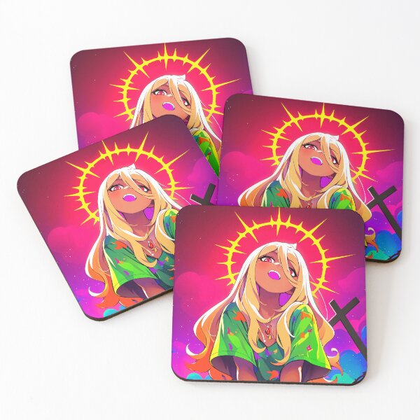 Item preview, Neon Saint of Rebellion designed and sold by SuperNovaDesigns.