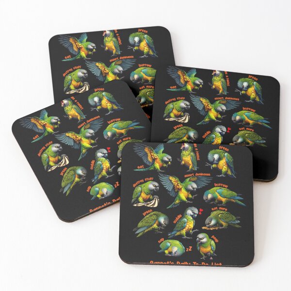 Item preview, Senegal Daily To-Do List Parrot Lover Birding designed and sold by Kimberley King Art  King Art.