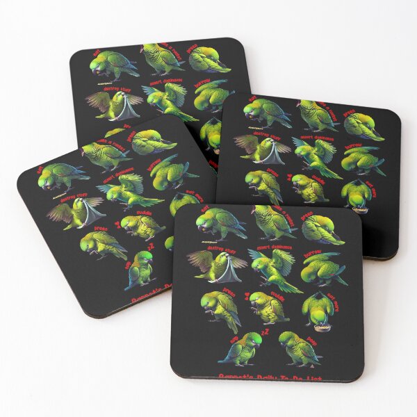 Item preview, Yellow Naped Daily To-Do List Parrot Lover Birding designed and sold by Kimberley King Art  King Art.