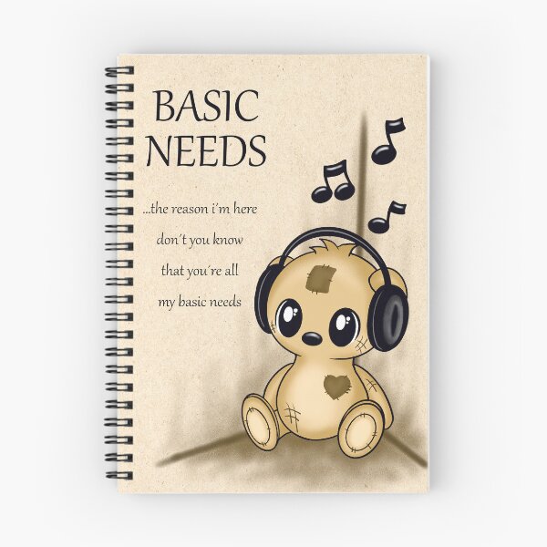 Item preview, basic needs lyrics music teddy designed and sold by Pezi-Creation.
