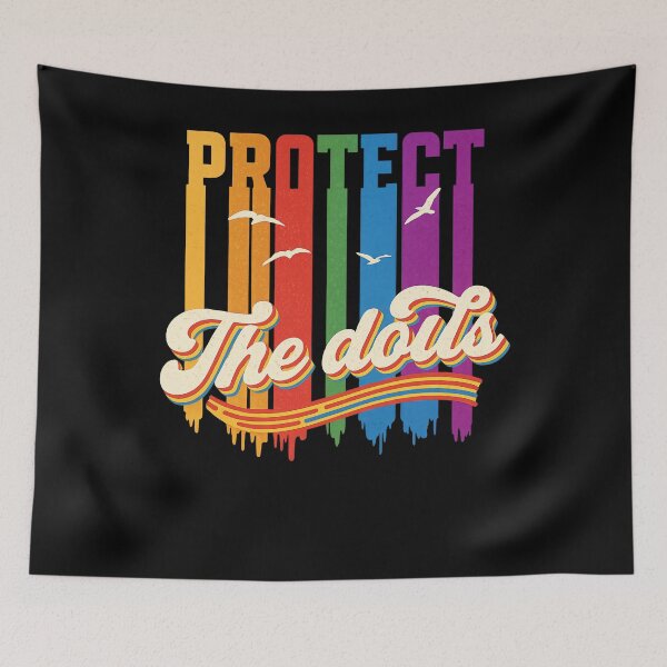 Item preview, Protect The Dolls Gender Equality Trans Pride Retro designed and sold by Cute-Collection.