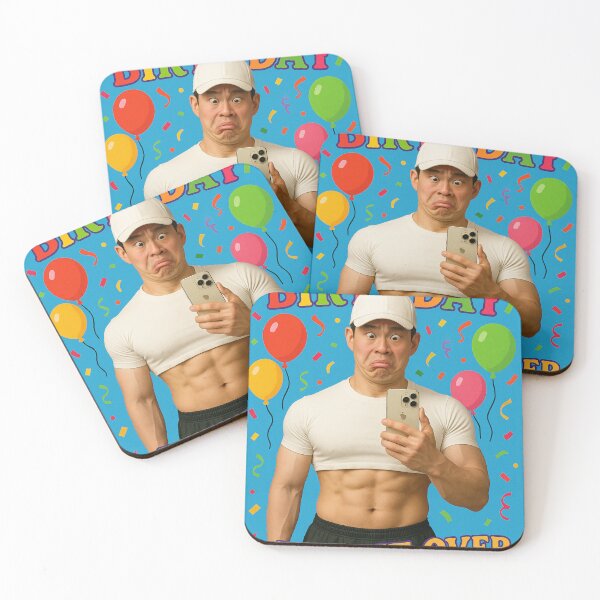Item preview, Funny Birthday Shock Reaction Selfie Asian Abs designed and sold by Aryabek.