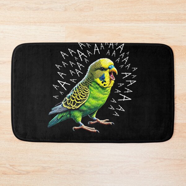 Item preview, Funny Screaming Budgerigar Parrot Parakeet Lover designed and sold by Kimberley King Art  King Art.