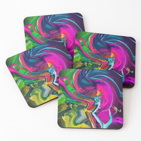 Item preview, Abstract pattern rainbow multicolor designed and sold by Erlin Rudho.