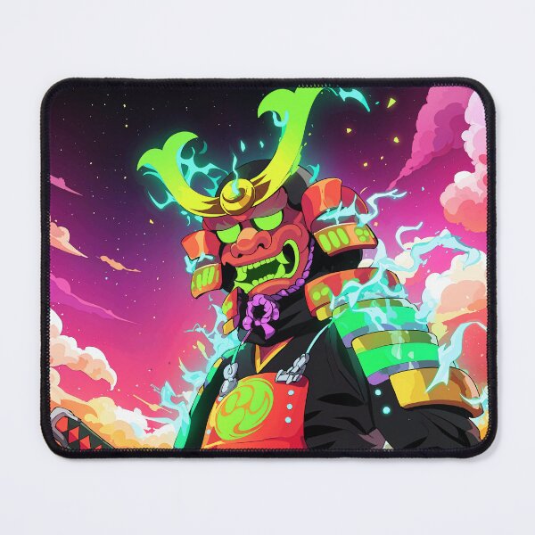 Item preview, Neon Oni Samurai designed and sold by SuperNovaDesigns.