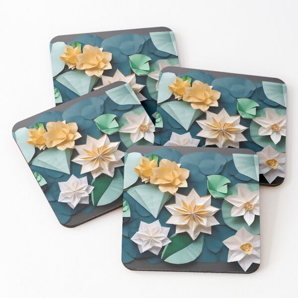 Artikelvorschau, Papiergarten: Tropische Origami-Blüten entworfen und verkauft von Pixel Press Prints.
