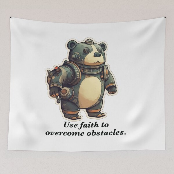 Item preview, Use faith to overcome obstacles. designed and sold by fanzen69.